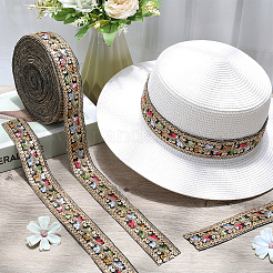 Polyester Embroidery Paillette Ribbon&nbsp;OCOR-WH20003-39A