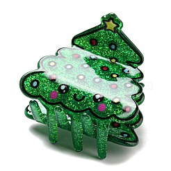 Christmas Theme Glitter Acrylic Claw Hair Clips&nbsp;LS-PHAR-R179-05