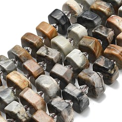 Natural Picasso Jasper Beads Strands&nbsp;G-L642-H06-01