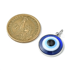 Stainless Steel Pave Resin Pendants&nbsp;PALLOY-JF02400