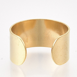 304 Stainless Steel Cuff Rings&nbsp;X-STAS-T045-22B-G