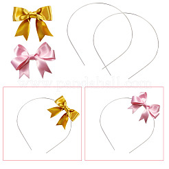 Hair Accessories Iron Hair Band Findings&nbsp;OHAR-GF0001-16