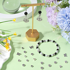 200Pcs 10 Styles Tibetan Style Alloy Beads&nbsp;FIND-SC0008-21