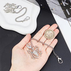2Pcs Alloy Spider Charm Shoe Chains&nbsp;FIND-AN0001-06