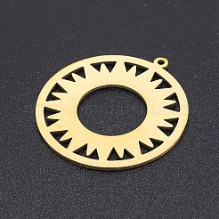201 Stainless Steel Solar Eclipse Pendants&nbsp;STAS-S105-LA221
