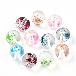 Baking Paint Transparent Glass Beads&nbsp;X1-DGLA-R053-10mm-M