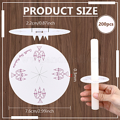 Paper Candle Dust Covers for Candle Cups&nbsp;DIY-BC0016-34A-02