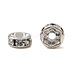 Brass Grade A Crystal Rhinestone Beads&nbsp;RB-A003-6MM-N