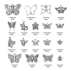 72Pcs 18 Style Tibetan Style Alloy Pendants&nbsp;TIBEP-LS0001-10