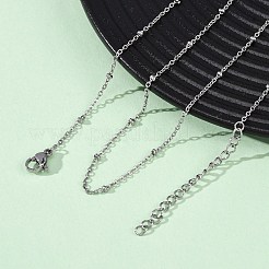 2.5MM 304 Stainless Steel Satellite Chain Necklaces&nbsp;NJEW-T016-25P