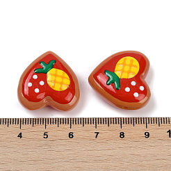 Handmade Heart Lampwork Beads Strands&nbsp;LAMP-P069-04A-06