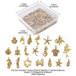 Tibetan Style Alloy Pendants&nbsp;FIND-FS0003-95AG