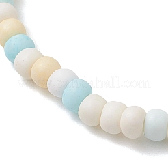 2Pcs Fish & Shell Shape Natural White Shell Stretch Bracelets&nbsp;BJEW-JB13277