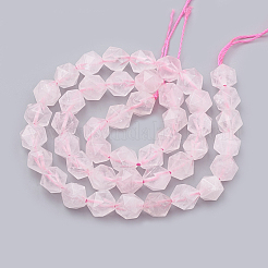 Natural Rose Quartz Beads Strands&nbsp;G-S332-6mm-013