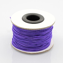 Elastic Round Jewelry Beading Cords Nylon Threads&nbsp;NWIR-L003-B-09