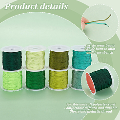 8 rolls 8 colors Nylon Braided Thread&nbsp;OCOR-PH0002-89