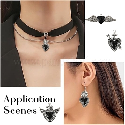 9Pcs 9 Styles Alloy Pendants&nbsp;ENAM-YW0005-90