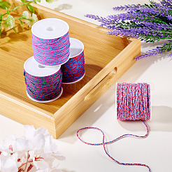 4 Rolls 4 Colors Cotton Braid Thread&nbsp;OCOR-TA0002-68B