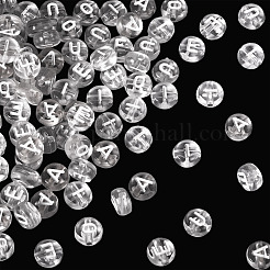 100Pcs 5 Styles Transparent Acrylic Beads&nbsp;OACR-TA0003-48C