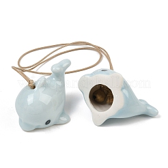 Cute Dolphin Handmade Porcelain Pendant Decorations&nbsp;PR-CBA0EE5-03B