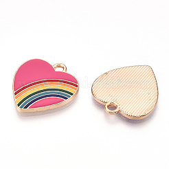 Light Gold Plated Alloy Pendants&nbsp;ENAM-T009-68B-RS