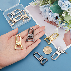 8Pcs 4 Colors Zinc Alloy Swivel Lobster Claw Clasps&nbsp;FIND-PH0008-62C