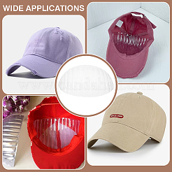 Plastic Half Hat Stay Baseball Cap Holder&nbsp;DIY-WH0581-67B