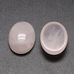 Oval Natural Rose Quartz Cabochons&nbsp;G-K020-40x30mm-07