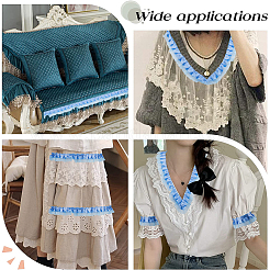 Satin Organza Pleated Ribbons&nbsp;ORIB-GF0001-06A