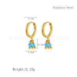 Stainless Steel Round Hoop Earrings&nbsp;IJ6670-2