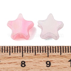 UV Plating Opaque Acrylic Beads&nbsp;OACR-G058-18D