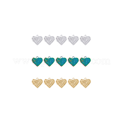 18Pcs 3 Colors 304 Stainless Steel Pendants&nbsp;STAS-DC0013-33