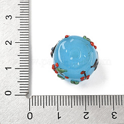 Handmade Lampwork Bumpy Beads&nbsp;LAMP-M025-01C