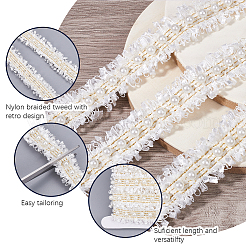 5 Yards Polyester Lace Trim Ribbon for Curtain Sofa Decoration&nbsp;OCOR-CY0001-32B