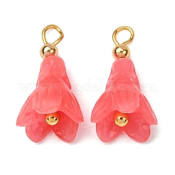 Dyed Synthetic Coral Pendants&nbsp;GG-CBAC295-03G