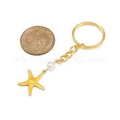 Brass Enamel Pendant Keychains&nbsp;KEYC-JKC01374
