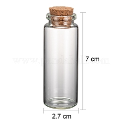 Glass Jar Glass Bottles&nbsp;AJEW-H004-2