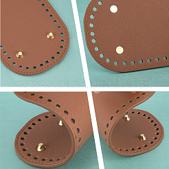 6Pcs 6 Styles Imitation Leather Knitting Crochet Bags Bottom&nbsp;DIY-PH0006-58