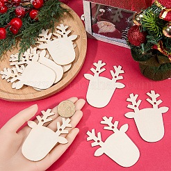 3 Sets Wooden Pendant Decorations&nbsp;WOOD-SC0001-86B