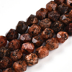 Dyed Natural Sesame Jasper Beads Strands&nbsp;G-T139-8mm-47L