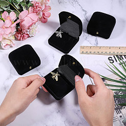 Flocking Earring Storage Boxes&nbsp;CON-WH0086-189