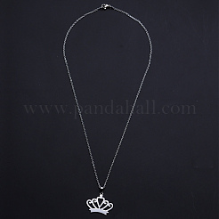 Non-Tarnish 201 Stainless Steel Pendants Necklaces&nbsp;NJEW-S105-JN687-45-1