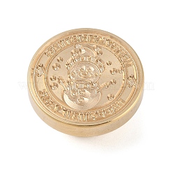 Christmas Series Wax Seal Brass Stamp Head&nbsp;AJEW-Z031-04G-06