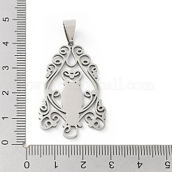 Non-Tarnish 201 Stainless Steel Pendants&nbsp;STAS-A090-12P