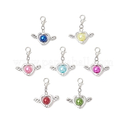 ABS Plastic Imitation Pearl Pendant Decorations&nbsp;HJEW-JM03602