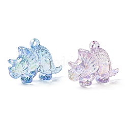 Electroplate Transparent UV Plating Acrylic Pendants&nbsp;OACR-I014-06