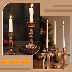 Silicone Candle Base Elastic Sleeve&nbsp;SIL-WH0028-007A