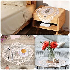 Polyester Flower Coasters&nbsp;AJEW-WH0609-184