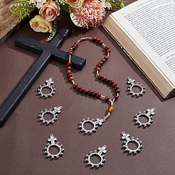 26Pcs Tibetan Style Alloy Pendants&nbsp;TIBEP-UN0001-28AS