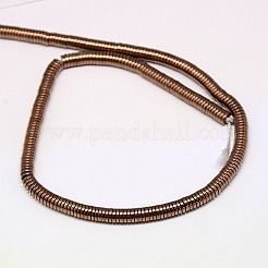 Electroplate Non-magnetic Synthetic Hematite Beads Strands&nbsp;G-J164A-4mm-M